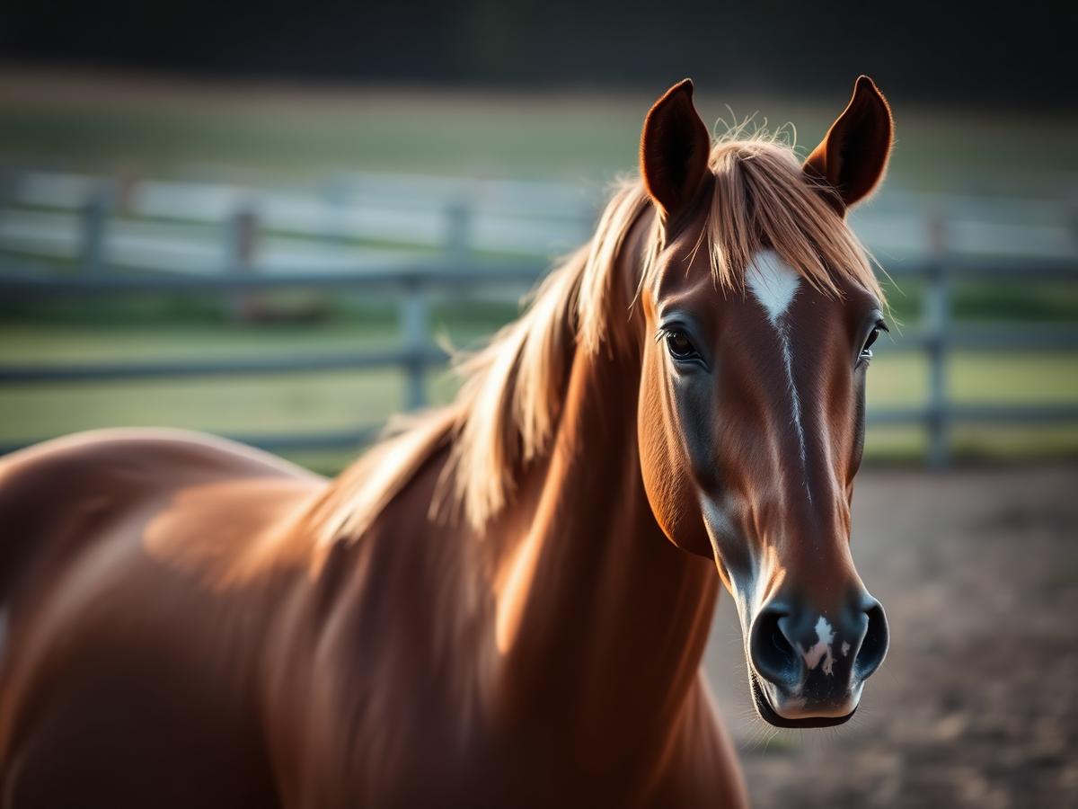 Cavalo atendido em propriedade